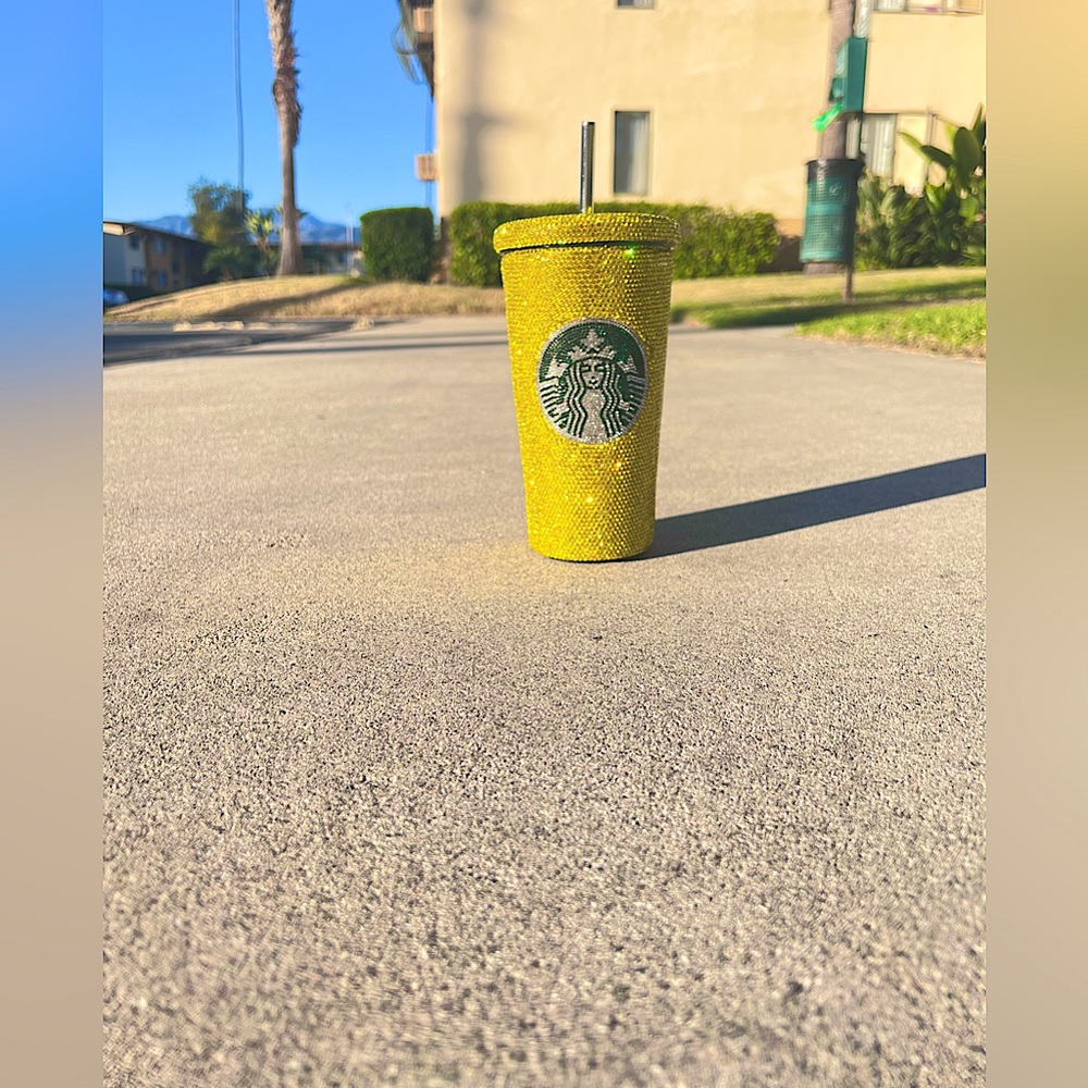 Starbucks Logo Yellow Tumbler - Picture 2 of 11